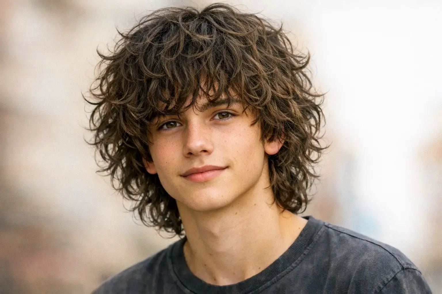 The Curly Shaggy Cut