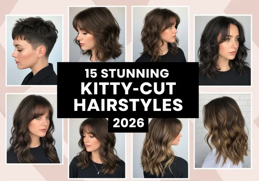 Stunning Kitty-Cut Hairstyle Ideas