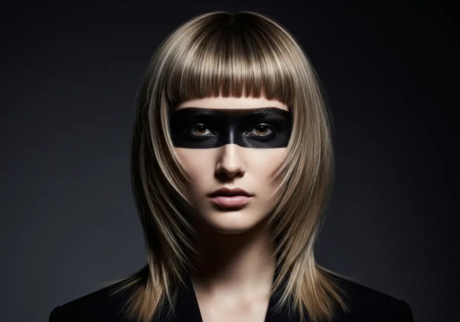 Shaggy Kitty Cut with Full Fringe