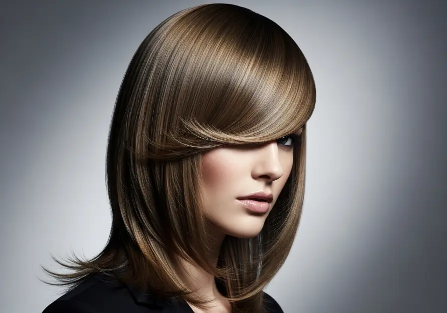 Asymmetrical Kitty Cut