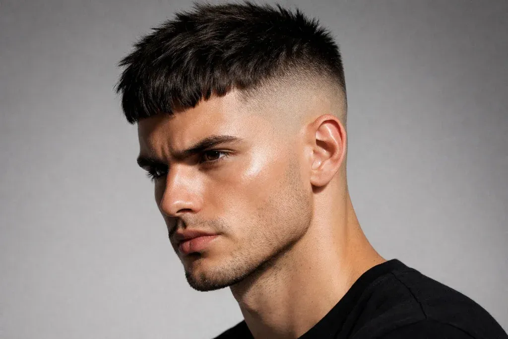 The French Crop High Fade for Maximum Contrast