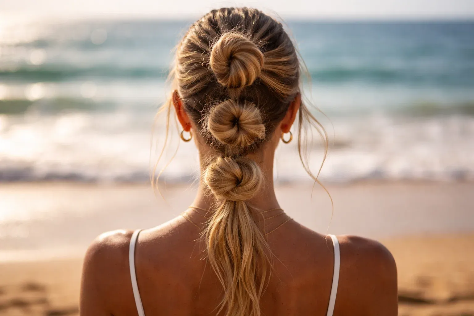 Slicked-Back Low Chignon