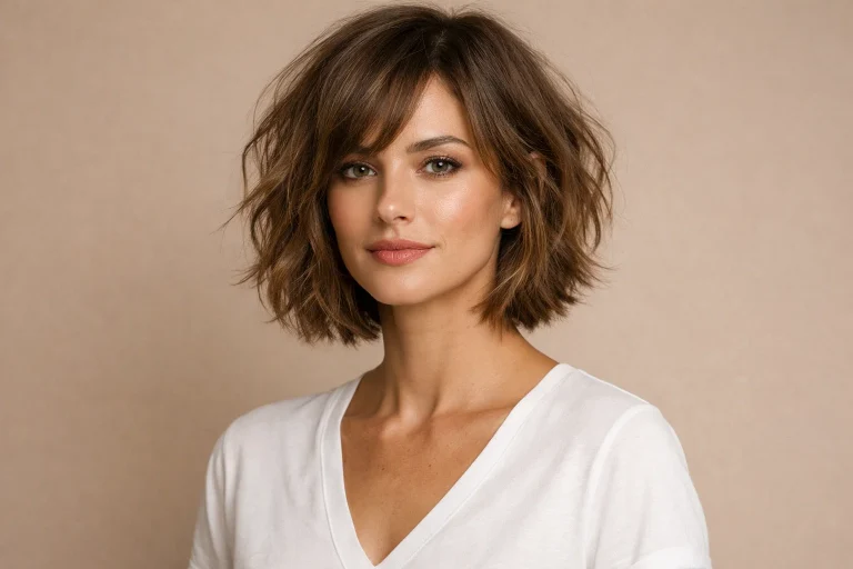 The Classic Tousled Layered Bob