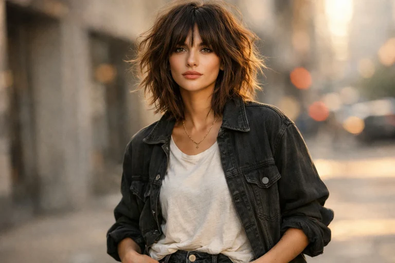 The Shag Bob with Tousled Layers