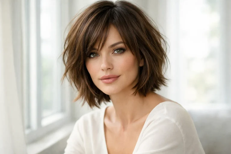 The Tousled Bob with Face-Framing Layers