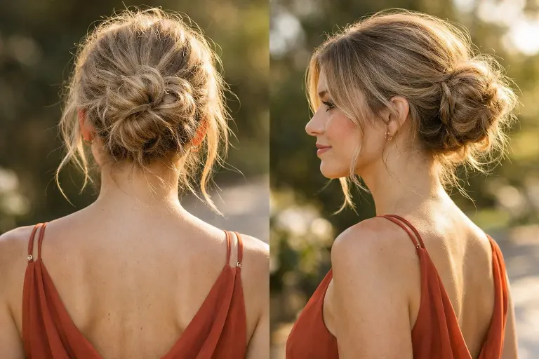 The Textured Messy Bun