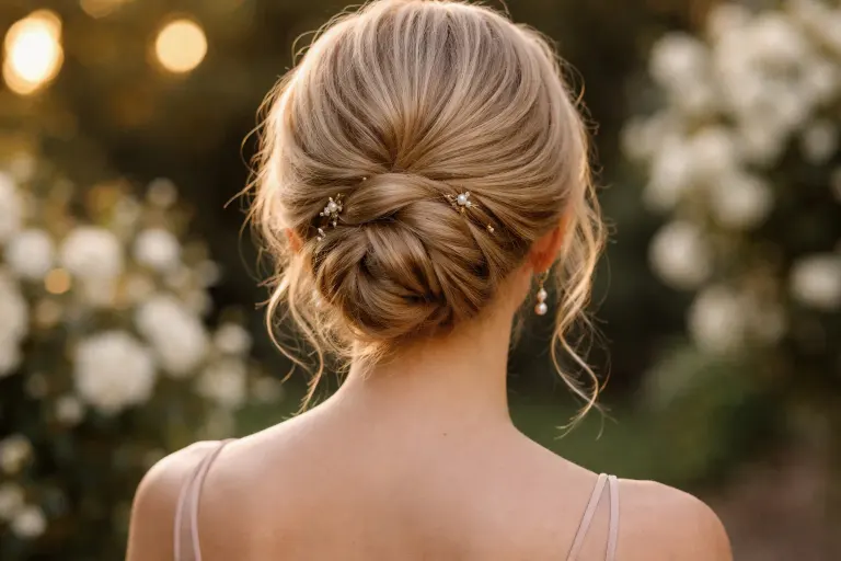 The Twisted Low Bun