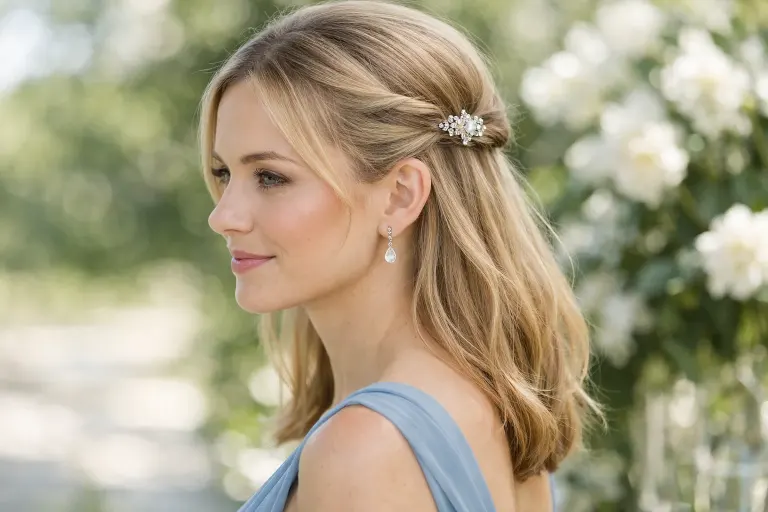 The Half-Up Twisted Style