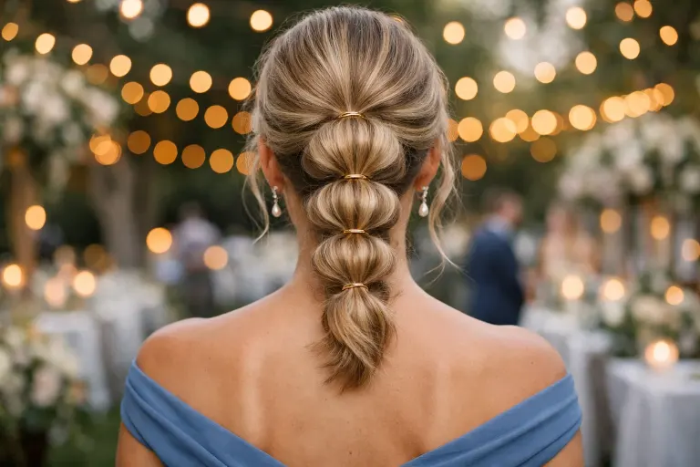 The Bubble Braid Updo