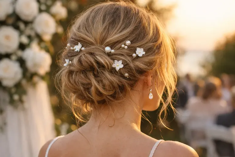 The Accessories-Led Romantic Updo