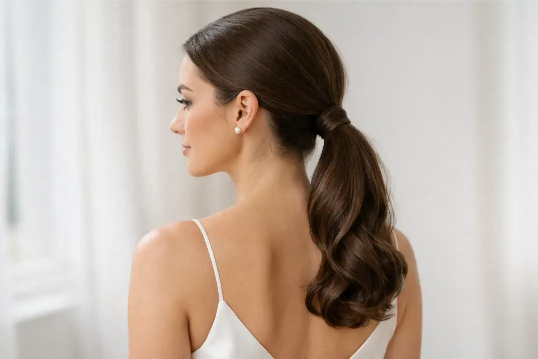 Sleek Ponytail Updo