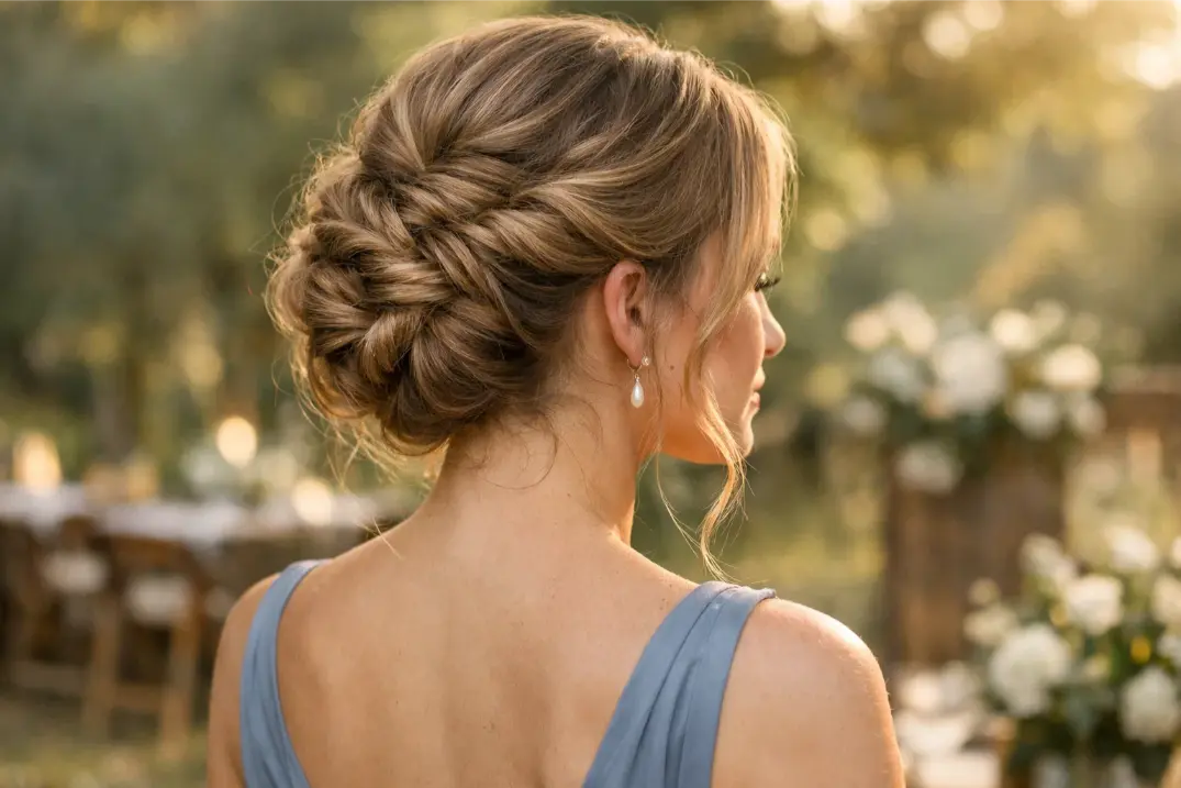 Fishtail Braid Updo