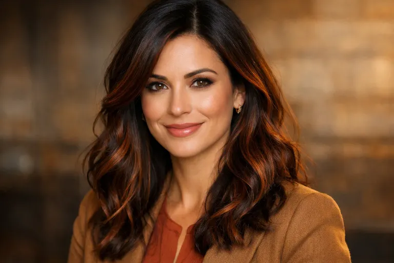 Cinnamon Brown Balayage