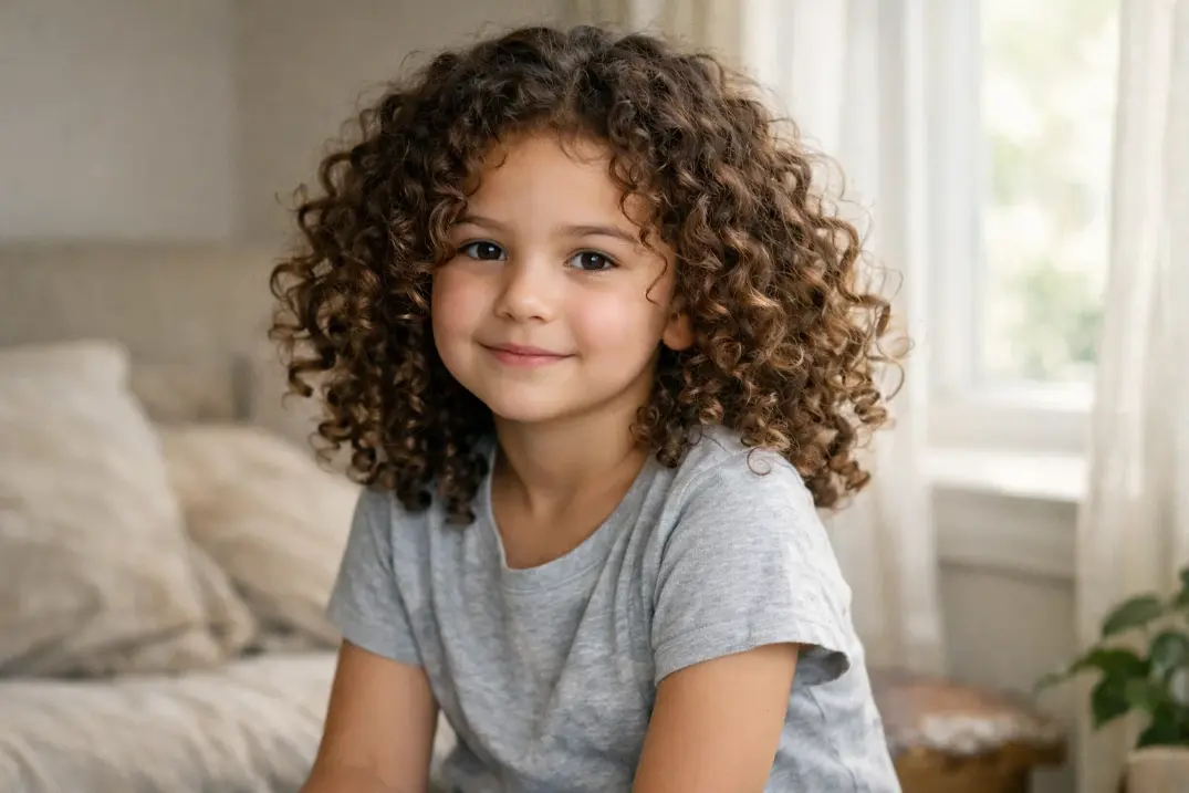 The Curly Tapered Cut