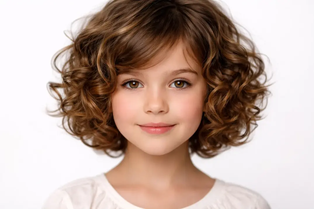 The Layered Curly Bob