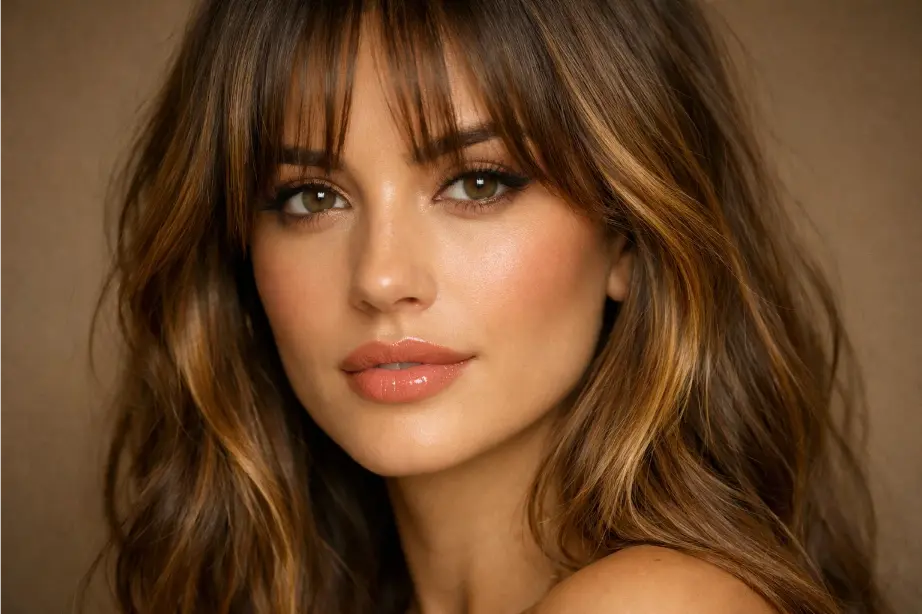 Curtain Bangs on Curly Hair