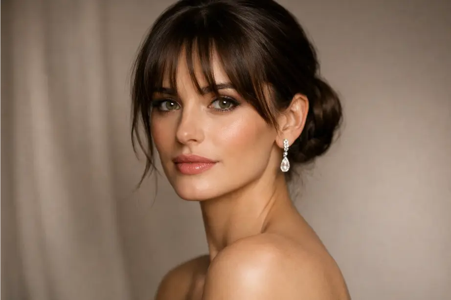 Wispy Curtain Bangs for Fine Hair