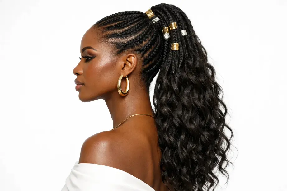 Fulani Braids Ponytail