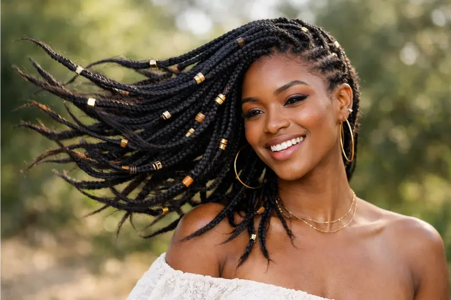 Flip-Over Fulani Braids