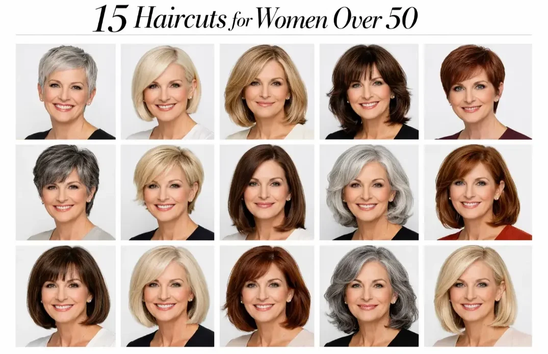 15 Haircuts for Women Over 50 – Stylish Ideas 2026 Trendy!