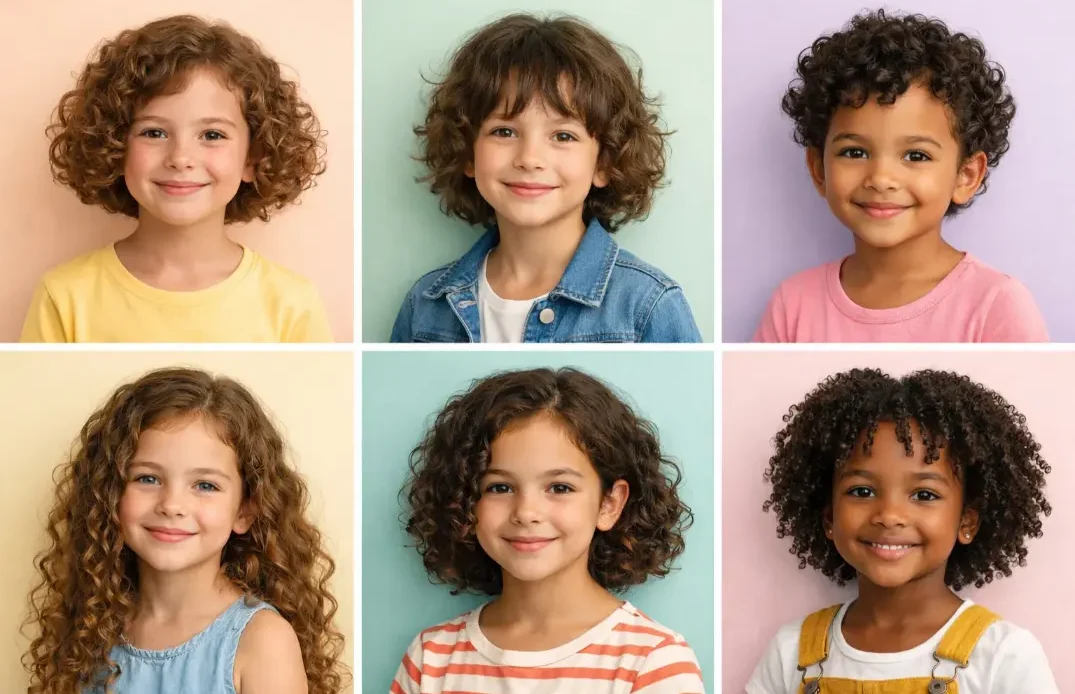 15 Curly Haircut Ideas for Kids Girls