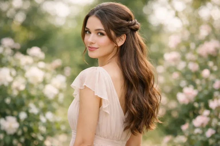 Half-Up Twisted Style