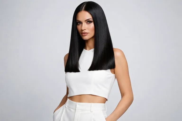 Long Hair with Blunt Ends