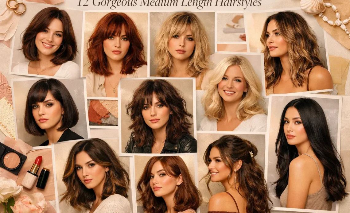 12 Design Ideas for Medium Length Hair Trendy Looks 2026!