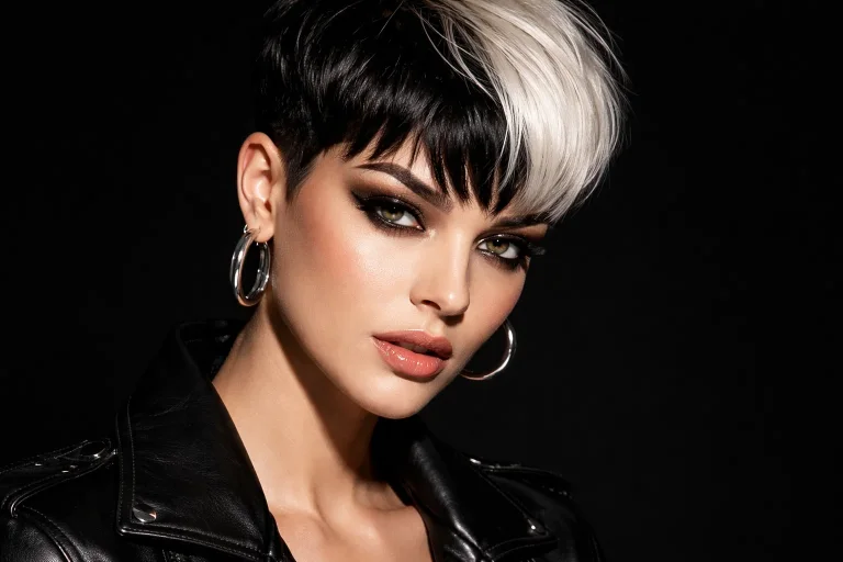 The Skunk Stripe With Cropped Cut