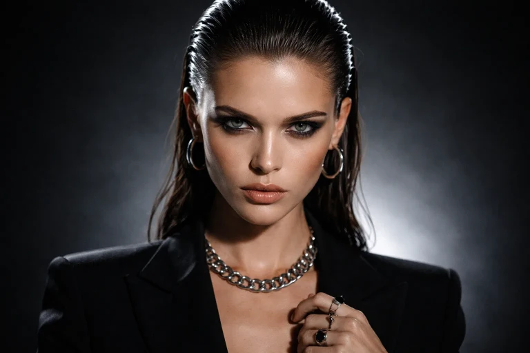 The Slicked Back Rocker Cut