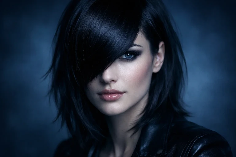 The Side-Swept Bang Cut