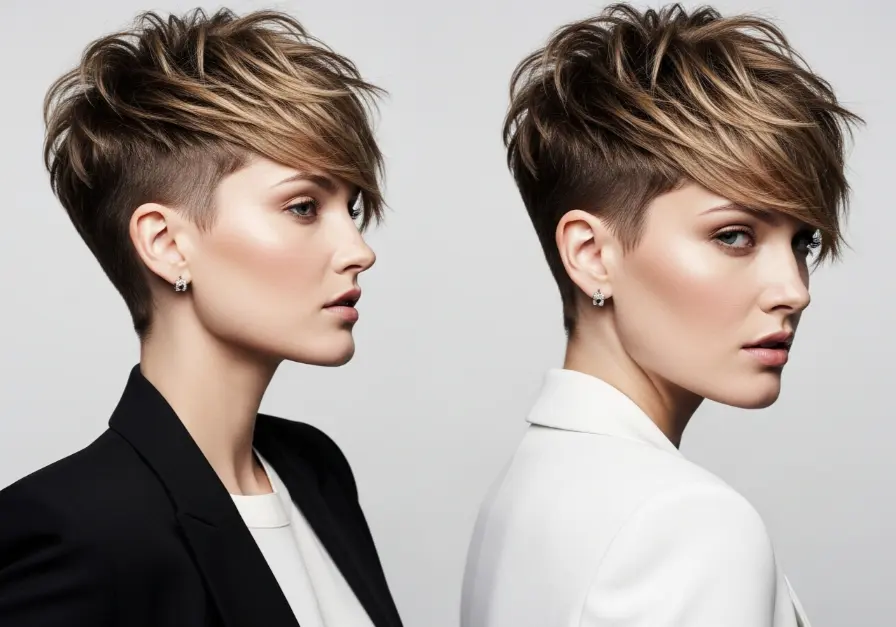 Shaggy Lob With Curtain Bangs