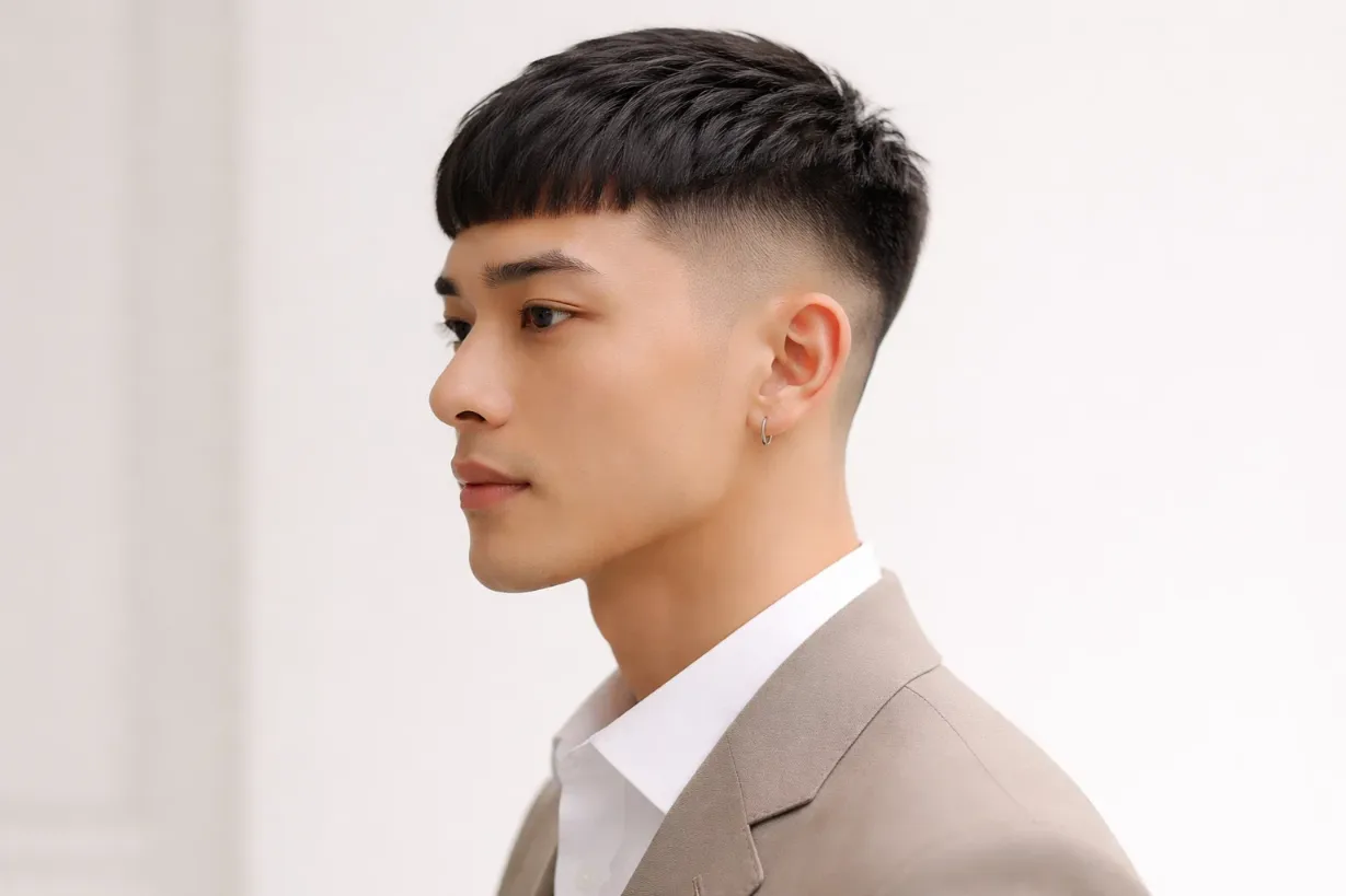 Buzz Cut Fade for Bold Simplicity