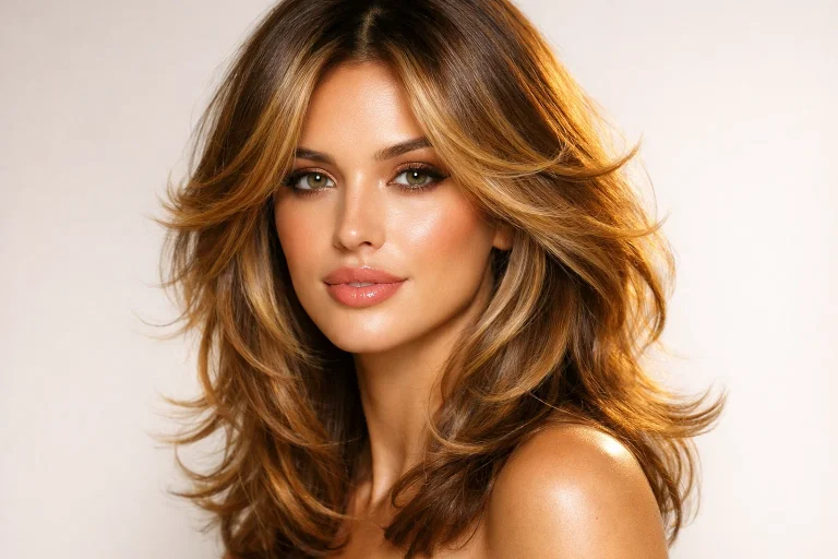 The Dimensional Butterfly Cut With Highlights