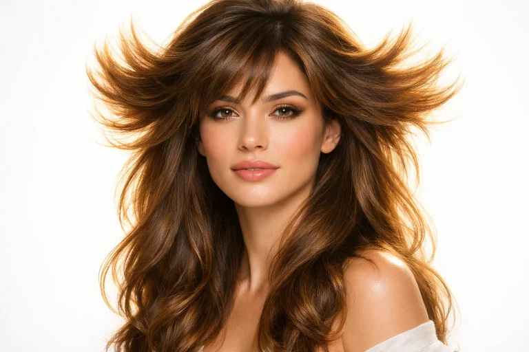 The Soft Butterfly Cut on Long Hair