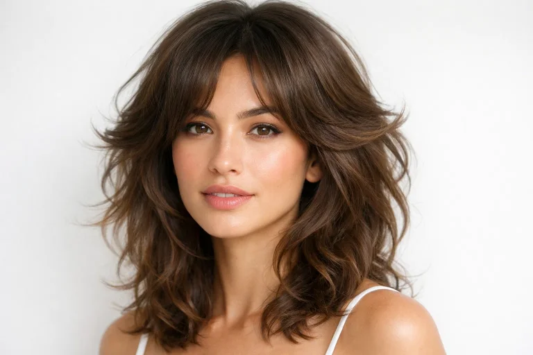 The Butterfly Cut on Wavy Hair