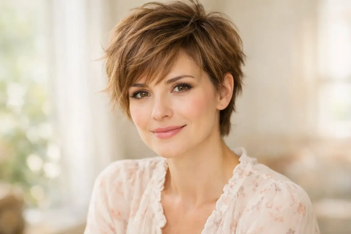 The Feathered Soft Pixie