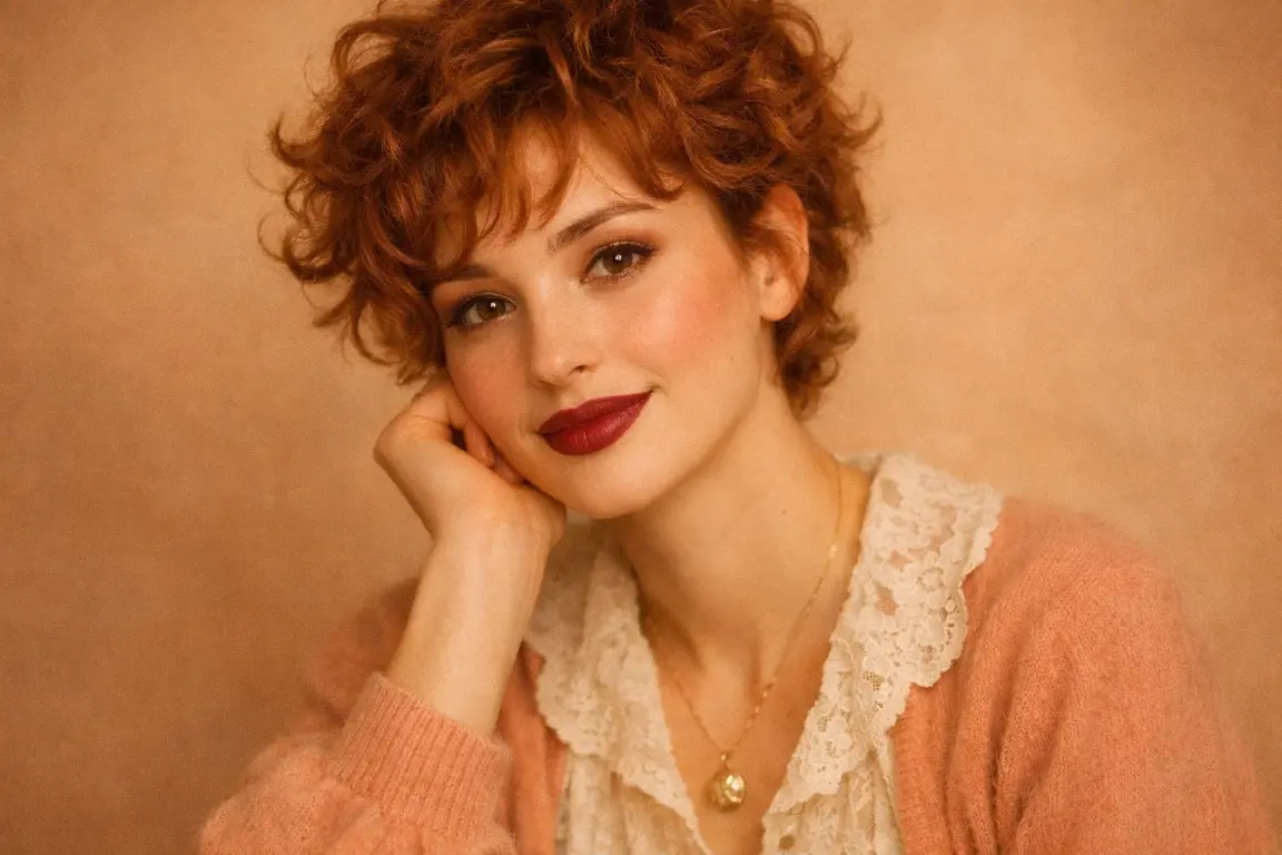 The Drew Barrymore Curly Messy Pixie