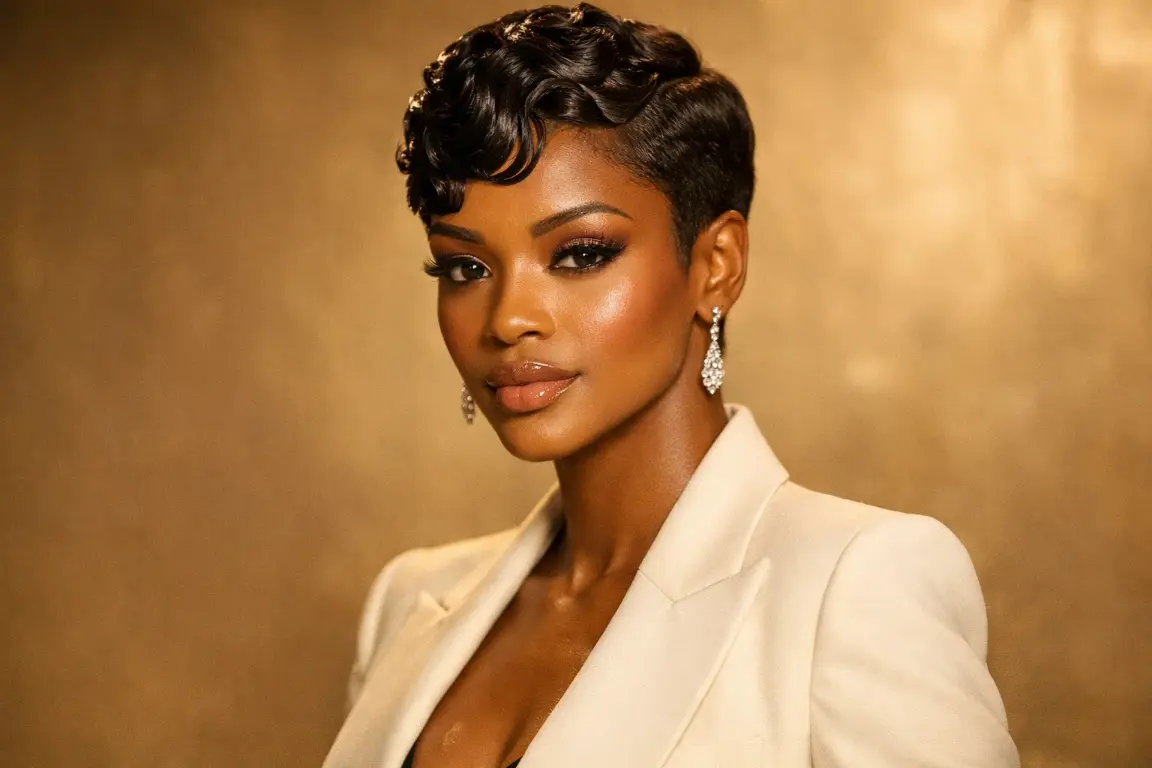 The Teyana Taylor Vintage Curl Pixie