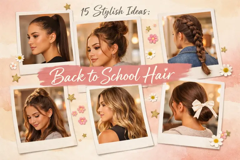 15 Back to School Hairstyles Design Ideas You Must Try
