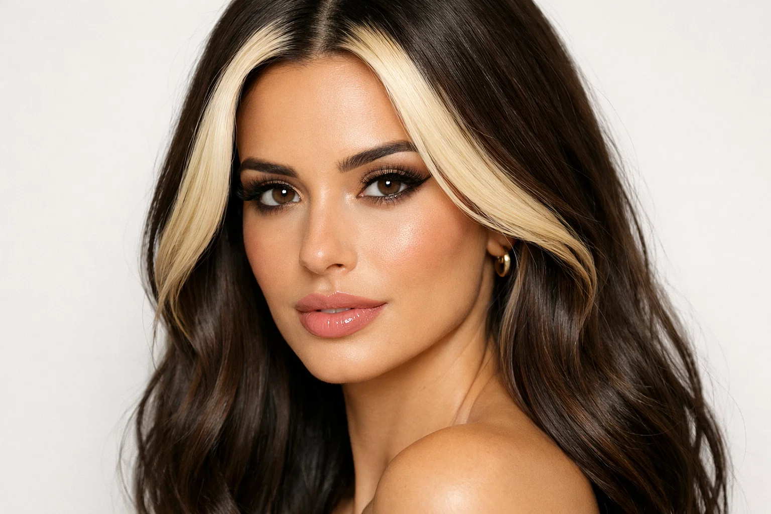 Face-Framing Money Piece Highlights