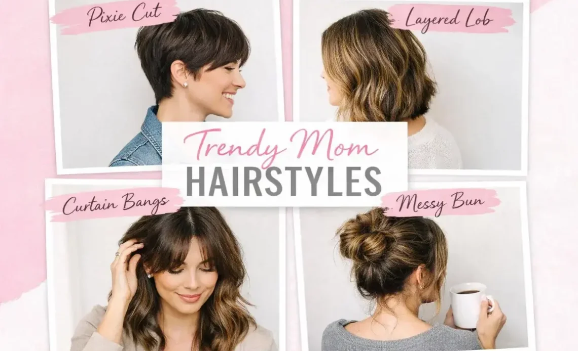 12 Ideas: Mom Haircuts Trendy & Easy Styles