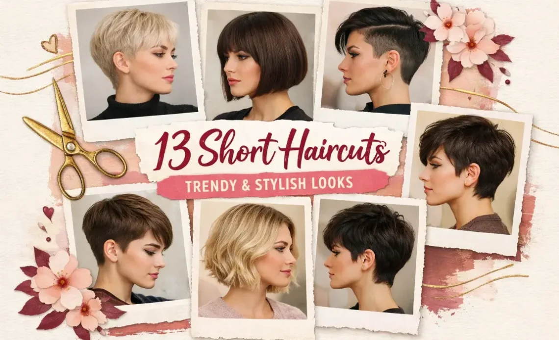 13 Short Haircuts Ideas Trendy & Stylish Looks Guide