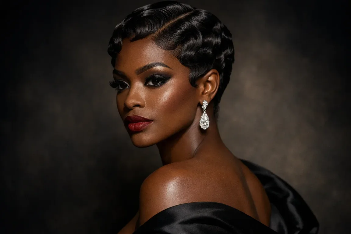The Finger Wave Pixie