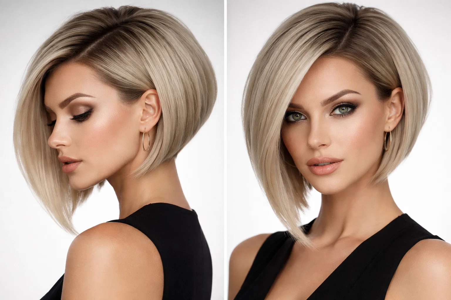 The Angled or Inverted Bob