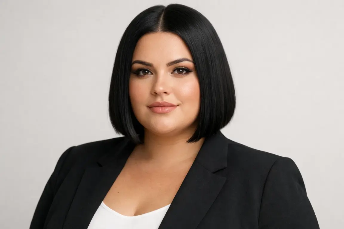 The Bob with a Center Part