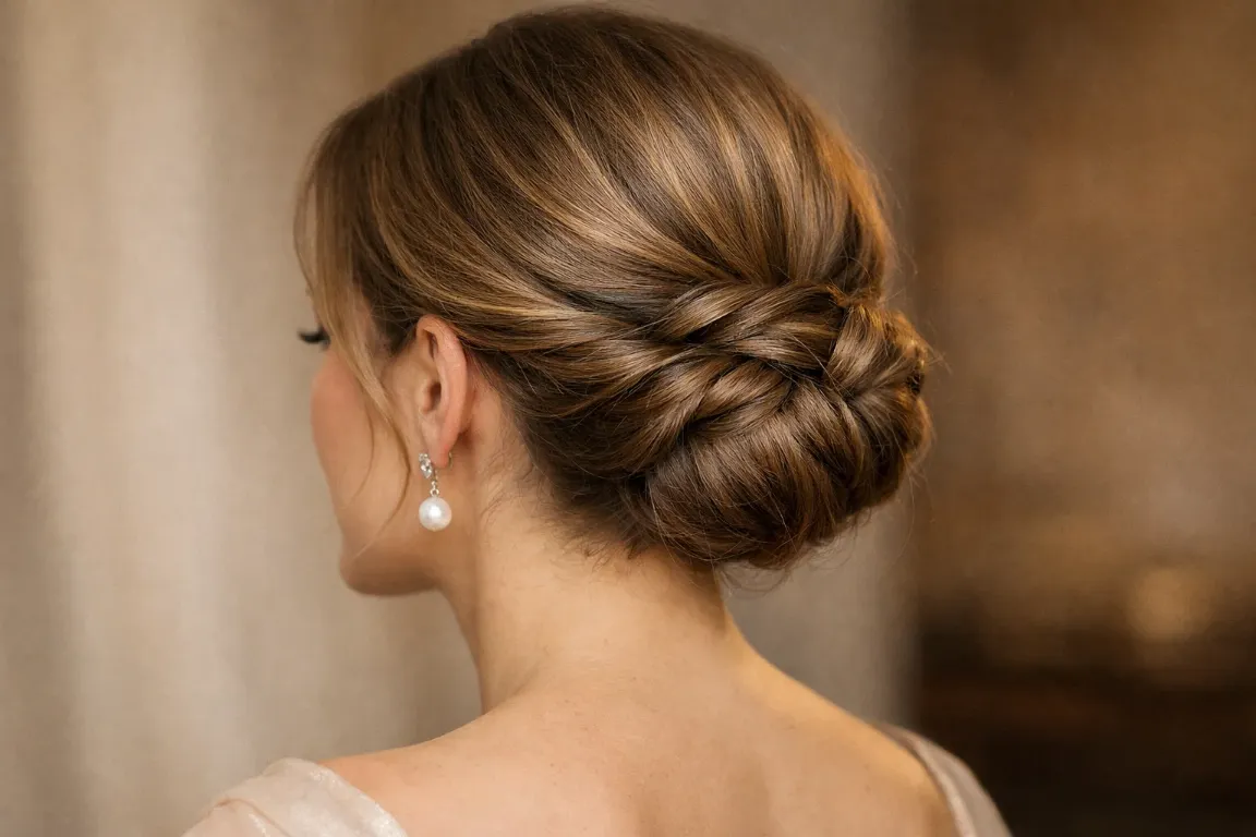 The Knotted Nape Bun