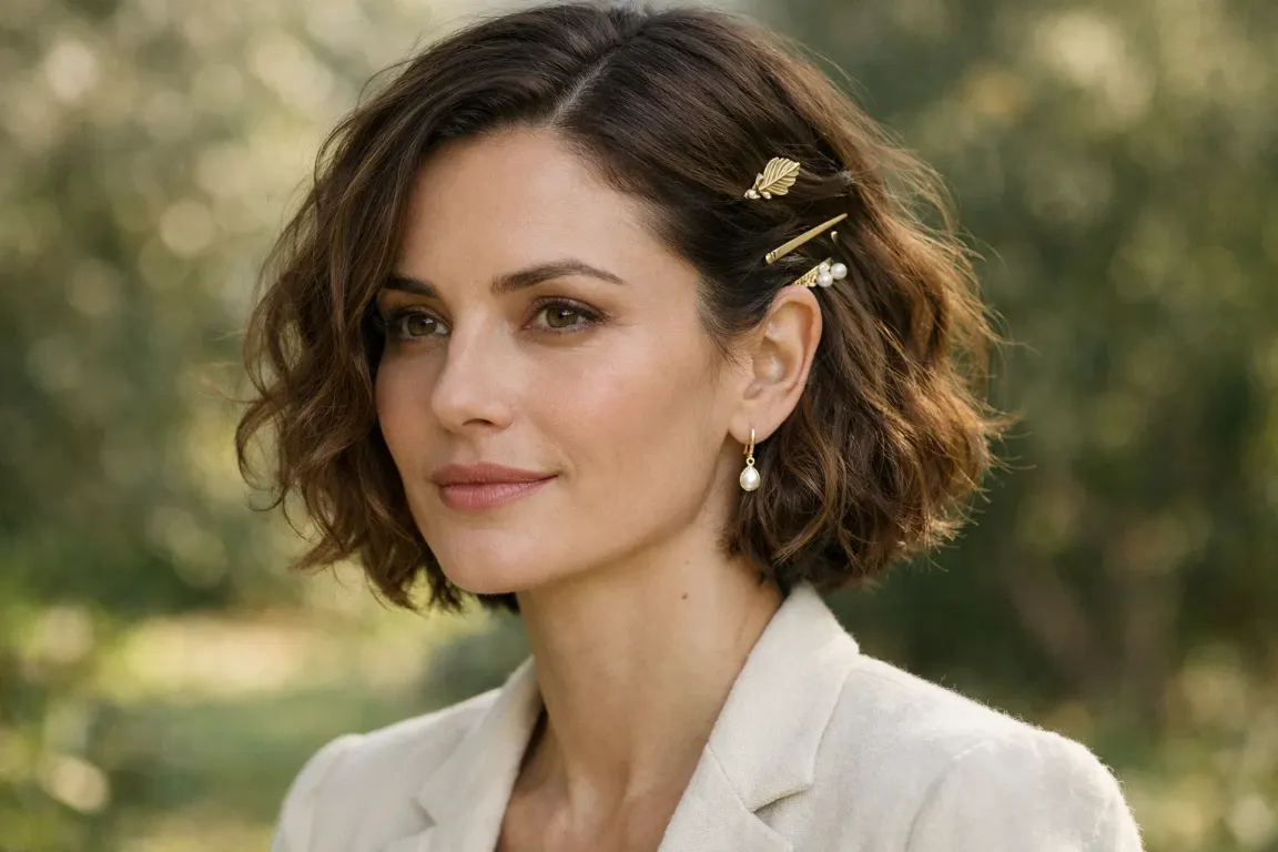 The Pinned Back Textured Updo