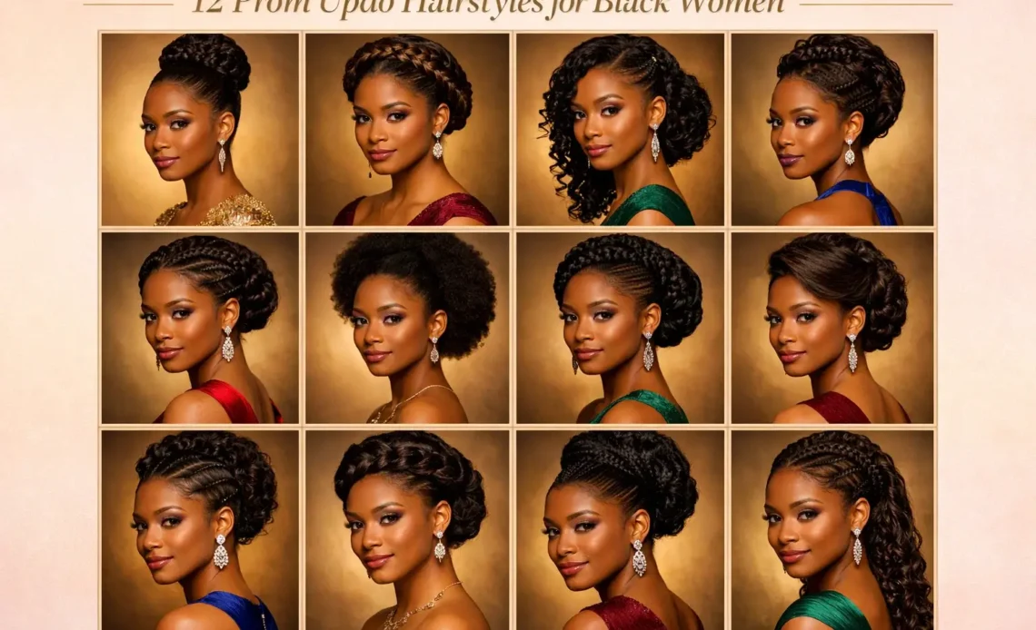 12 Ideas for Black Women Prom Updo Hairstyles to Try Now