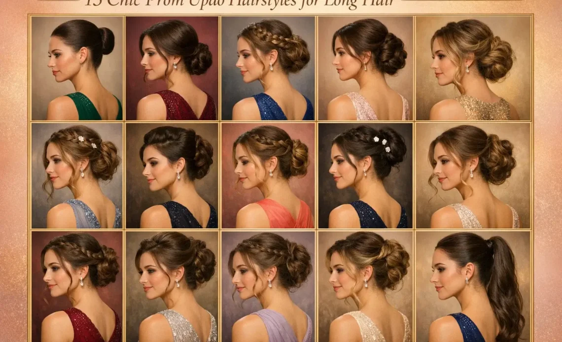 15 Chic Ideas for Long Hair Prom Updo Hairstyles